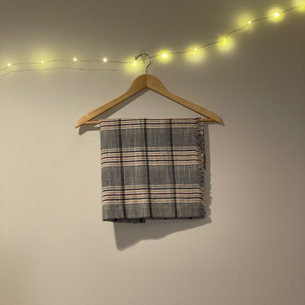 plaid scarf
